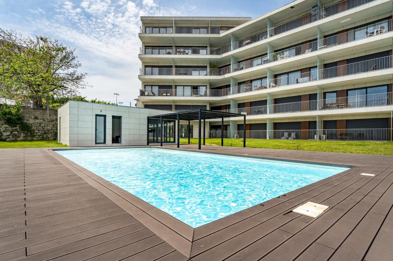Appartamento Antas Park Flat With Pool OOporto Esterno foto